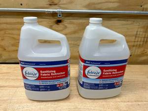 lot 93 image: FEBREZE PROFESSIONAL Lot of 2 Bottles of- Sanitizing Fabric Refresher (1 Gal Each)