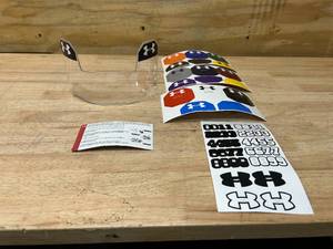 lot 94 image: UNDER ARMOUR Kids Football Visor- Clear