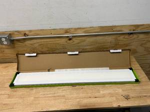 lot 18 image: FEIT ELECTRIC 6 in. x4 ft. 24-Watt Dimmable White Integrated LED Edge-Lit Flat Panel Ceiling Flush Mount Light with Color Changing CCT