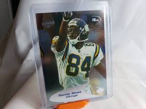lot 26 image: Randy Moss Rookie Collectors Edge Quarter 2 of 4 #177