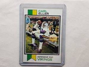 lot 31 image: Carl Eller 1973 Topps #211