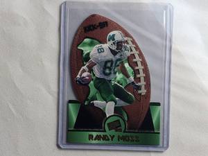 lot 42 image: Randy Moss Players Press Pass Die Cut Rookie Card #KO-536