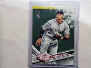 lot 51 image: Aaron Judge 2017 Topps Rookie Card #HMW99