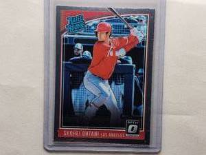 lot 60 image: Shohei Ohtani 2018 Panini Optic Rated Rookie #56