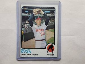 lot 71 image: Nolan Ryan 1973 Topps #220