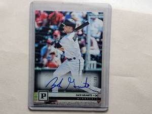 lot 76 image: Zack Granite Autographed Panini #PS-ZG Numbered 3199