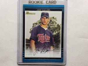 lot 92 image: Joe Mauer Rookie Bowman #379