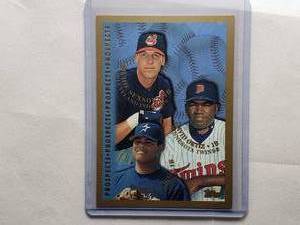 lot 93 image: David Ortiz, Daryle Ward, Richie Sexson 1997 Topps Prospects Card #257