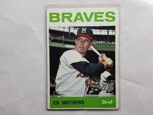 lot 94 image: Ed Mathews 1964 Topps #35