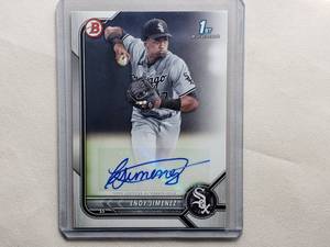 lot 106 image: Enoy Jiminez Autographed 1st Bowman Rookie PPA-EJZ