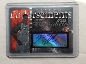 lot 116 image: Kris Humphries Autographed Personal Endorsements 2004-05 Topps