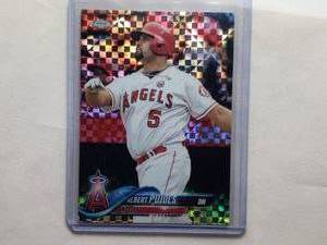 lot 126 image: Albert Pujols Xfractor Topps 45 Chrome