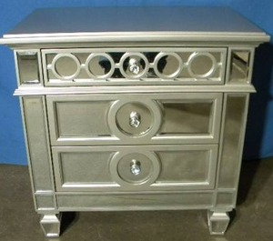 lot 3 image: Walter of Wabash Clear Nightstand