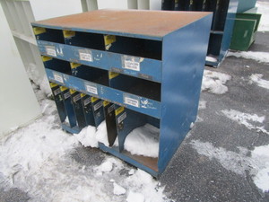 Double Sided Parts Cabinet 46x38x46