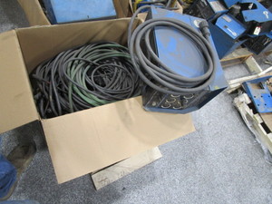 Dual Wire Feed Control Box, Gas Hose, Ground Cables, Wire Feed Control Cables
