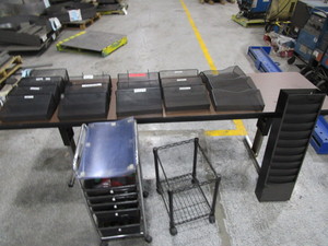 Paper Organizers & Office Supply Organizer wContents of Magnets