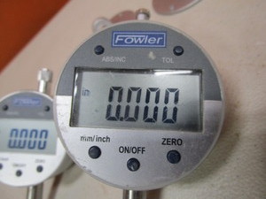 (2) Fowler Digital Indicators
