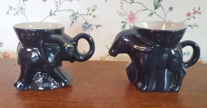 lot 18 image: Two Frankoma Coffee Mugs