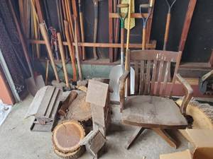 lot 233 image: Large Collection of Tools and Lumber