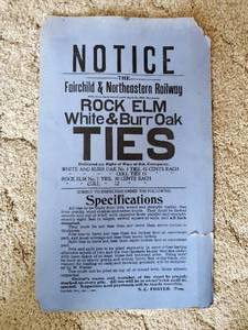lot 3 image: Railroad Sign