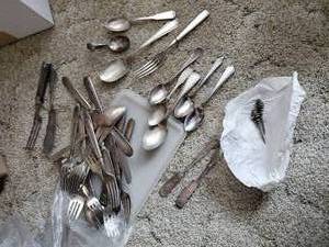 lot 80 image: Collection Of Silverware