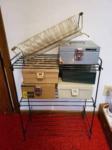 lot 76 image: Collection Of Shelves And Storage Boxes