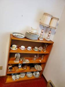 lot 71 image: Bookshelf With Contents