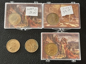 Sacagawea Uncirculated Dollars and 1 Presidential Dollar