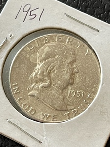 1951 Franklin Half Dollar