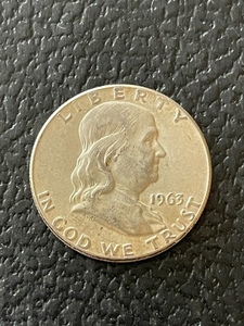 1963 Franklin Half Dollar