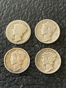 Mercury Silver Dimes