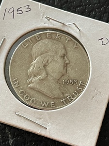 1953-D Franklin Half Dollar