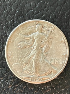 1947-D Walking Liberty Half Dollar