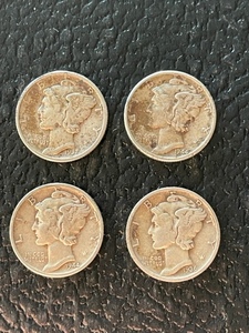 Mercury Silver Dimes