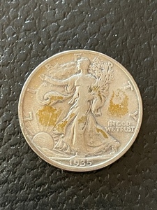 1935-S Walking Liberty Half Dollar