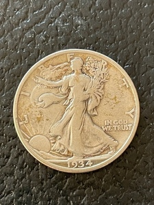 1934-S Walking Liberty Half Dollar