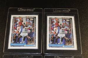 lot 9 image: 1992-93 Topps Shaquille ONeal #362 Rookie Card Investment Lot  4 Rookie Cards