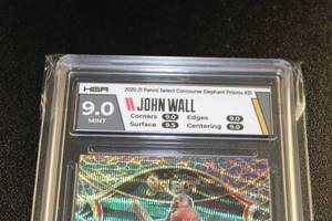 lot 18 image: 2020-21 Select Concourse Elephant Prizm John Wall #31 HGA 9.0