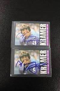 lot 130 image: Minnesota Vikings In Person Autograph Card  9 Cards