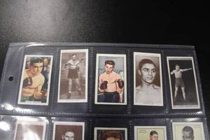 lot 179 image: Vintage Tobacco Boxing Card Lot  10 Cards