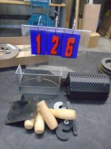 Misc stove parts. As shown.