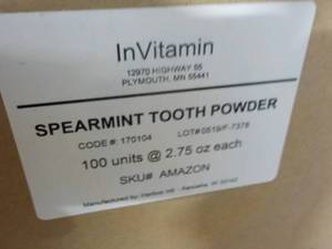 Box of 100 - 2.75 oz Jars Invitamin...