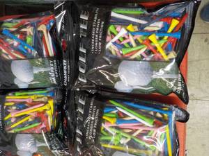 4 Bags Champ Key Golf Tees...