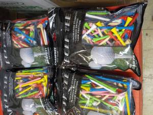 4 Bags Champ Key Golf Tees...