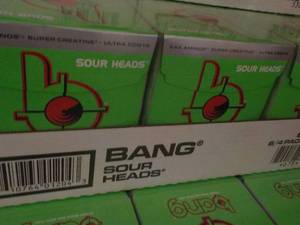 6 - 4 Packs Bang Sour Heads...