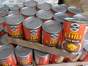 12 Cans Steak N Shake Chili with Be...
