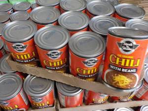 12 Cans Steak N Shake Chili with Be...