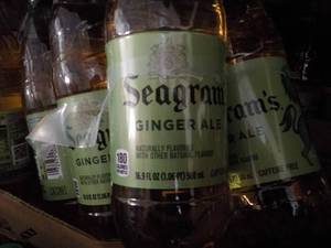 24 pack Seagrams Ginger Ale...