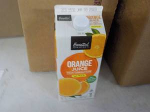 Case of 12 64 oz orange juice, best date Jan 2023