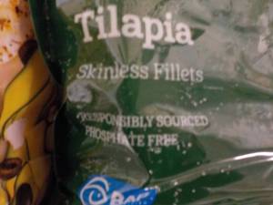 3 x 32 oz frozen packages Tilapia skinless fillets